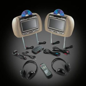 2012 Cadillac Escalade EXT RSE - Head Restraint DVD System -  22840274