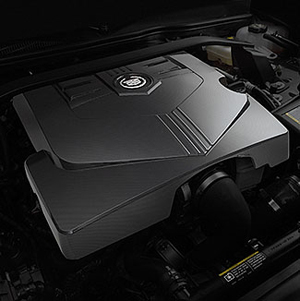 2005 Cadillac SRX Engine Cover - V6 Carbon Fiber 12499960