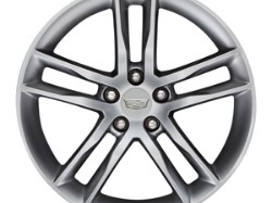 2016 Cadillac ATS 19 Inch Wheel - 5-Split-Spoke Manoogian Silver Premium Paint