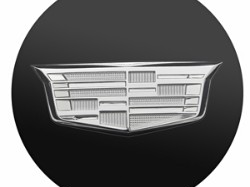 2015 Cadillac ATS Coupe Center Cap - Black with Silver Monoch 19329257