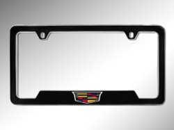 2018 Cadillac CTS License Plate Frame - Cadillac Crest - Blac 19330366