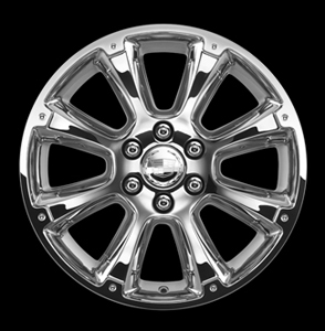 2010 Cadillac Escalade 22 inch Chrome Wheel - Narrow 8 Spoke  17800916