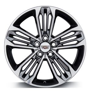 2018 Cadillac CT6 20-Inch 5-Spoke Midnight Silver Wheel 84129744