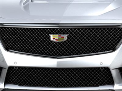 2018 Cadillac CTS Mesh Grille in Black Chrome 23332912