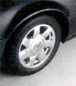 2003 Cadillac DeVille Chromed Wheels