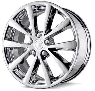 2009 Cadillac DTS 18 inch Wheel Kit - Chrome 10 Spoke Design